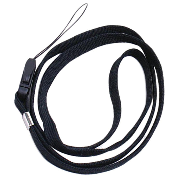 Crofta 16inch Black Neck Strap Lanyard for Mp3 Cell Phone ID Card