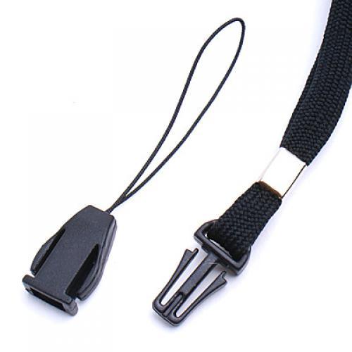 Crofta 16inch Black Neck Strap Lanyard for Mp3 Cell Phone ID Card