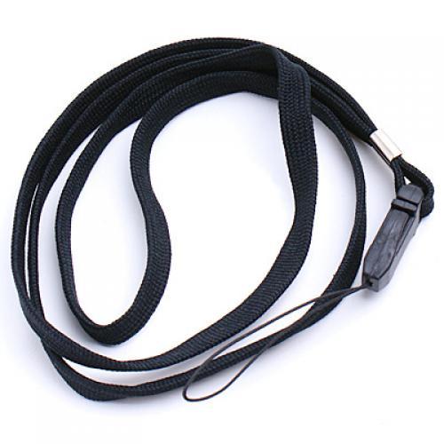 Crofta 16inch Black Neck Strap Lanyard for Mp3 Cell Phone ID Card