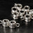 Crofta 10pcs Antique Silver Charm Hanger Beads