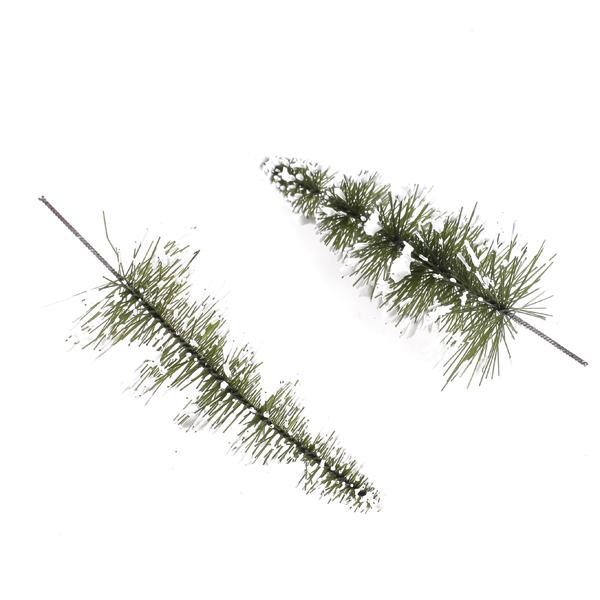 Crofta 10pcs White Green Scenery Landscape Model Cedar Trees 11cm