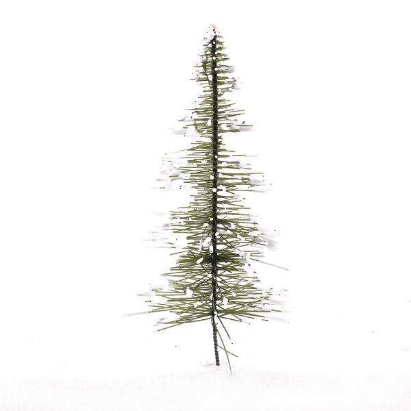 Crofta 10pcs White Green Scenery Landscape Model Cedar Trees 11cm