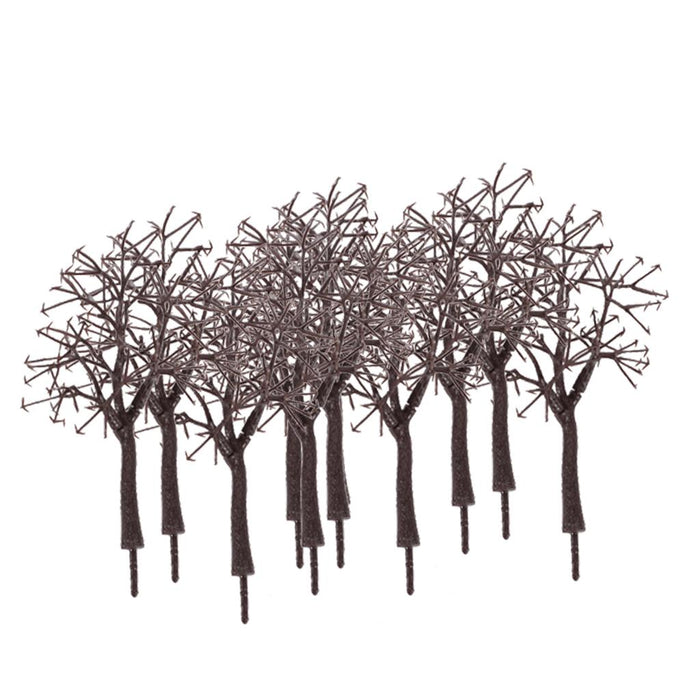 Crofta 10pcs Scenery Landscape Model Bare Trunk Tree 12cm