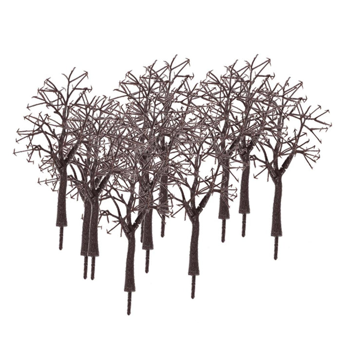 Crofta 10pcs Scenery Landscape Model Bare Trunk Tree 12cm