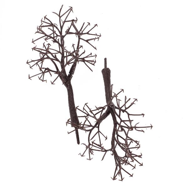 Crofta 10pcs Scenery Landscape Model Bare Trunk Tree 12cm