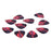 Crofta 10pcs Flame Design Guitar Picks Plectrums 0.71mm