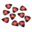 Crofta 10pcs Flame Guitar Picks Plectrums 0.72mm