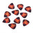 Crofta 10pcs Flame Guitar Picks Plectrums 0.72mm