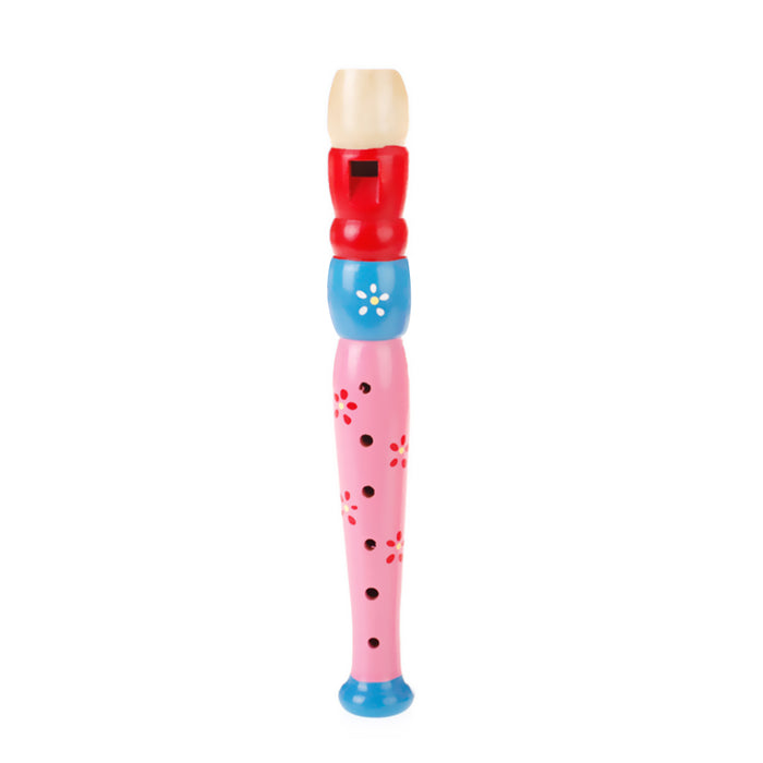 Crofta Wooden Flute Toy Kids Music Educational Toy