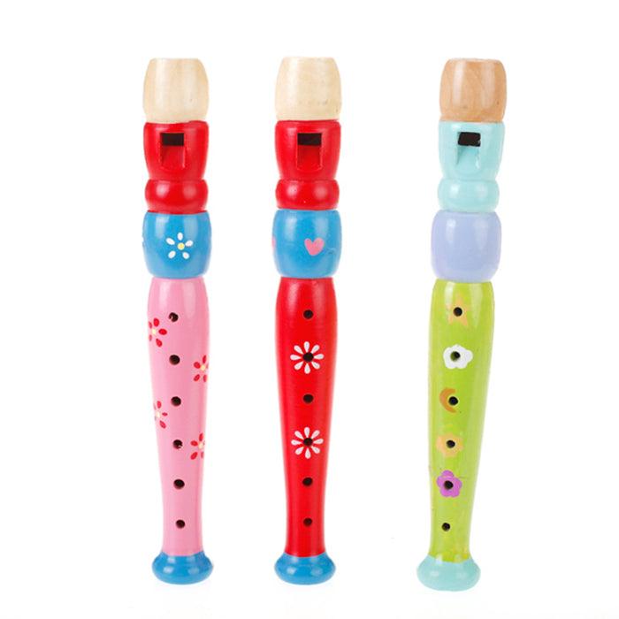 Crofta Wooden Flute Toy Kids Music Educational Toy