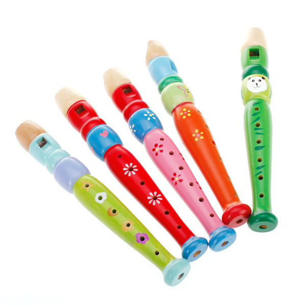 Crofta Wooden Flute Toy Kids Music Educational Toy