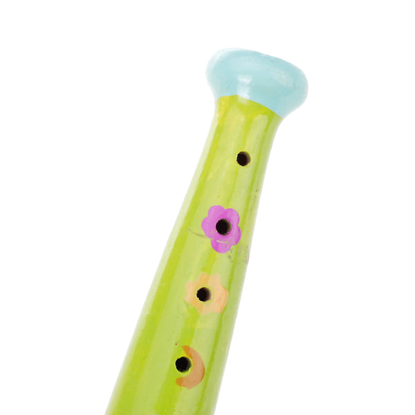 Crofta Wooden Flute Toy Kids Music Educational Toy