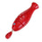 Crofta Wooden Red Fish Percussion Instrument for Kids Educational Toy