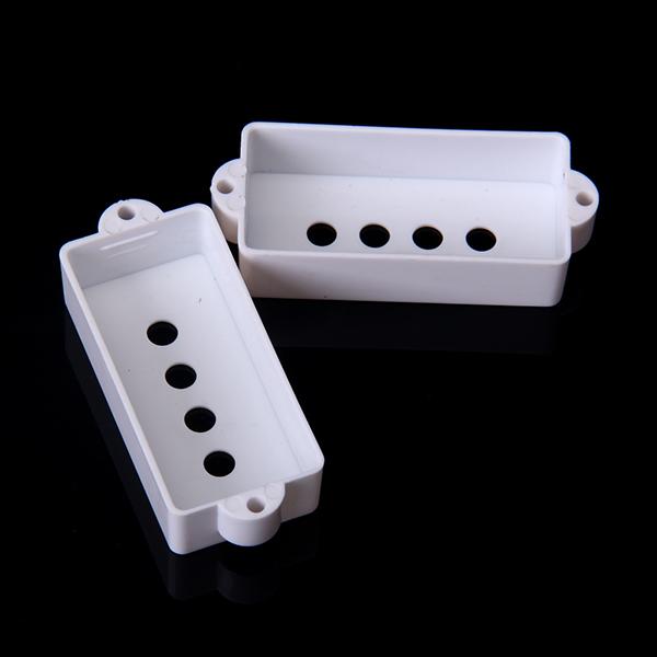 Crofta 1 Set of 2pcs Electric PB P-Bass Pickup Covers 28.5MM Space white