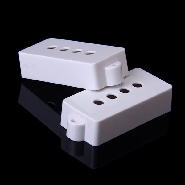 Crofta 1 Set of 2pcs Electric PB P-Bass Pickup Covers 28.5MM Space white