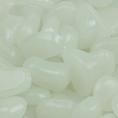 Crofta 100 Man-made Glow in the Dark Pebbles Stone for Walkway Sky Blue