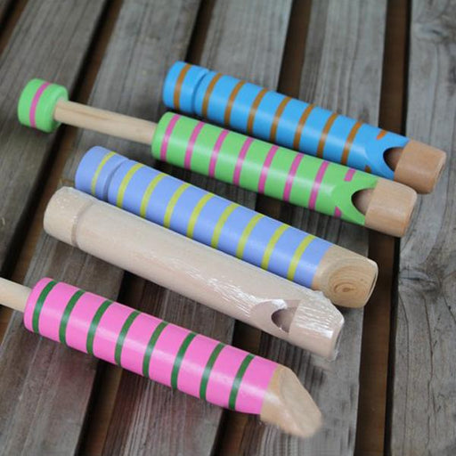 Crofta 1pcs Wooden Slide Whistle Musical Instrument Toy for Kids - Random Color