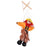 Crofta 1pcs Wooden Clown Marionette Puppet Toy for Kids