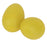 Crofta 1 Pair Plastic Percussion Musical Egg Maracas Shakers - Lemon Yellow