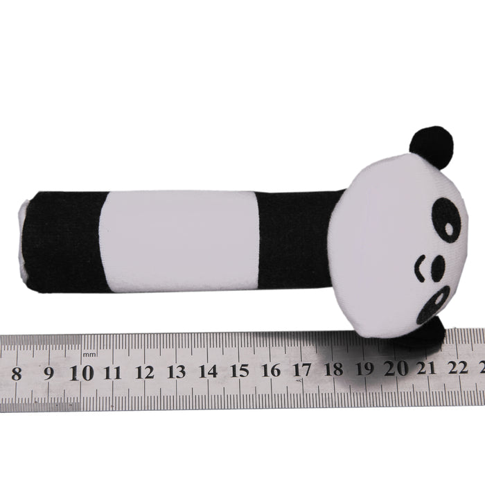 Crofta Panda Shape Cloth Fabric Squeaker Bar Sound Baby Play Toys