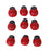 Crofta 100 Pcs Small Wooden Beetle Sponge Sticker Ladybug Sticker