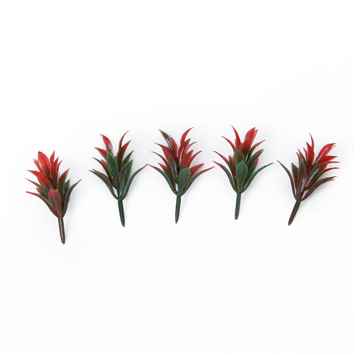 Crofta 100 Pcs Flowering Plants Scenery Landscape Scale 1:100 Red