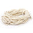 Crofta 11yds 5mm Soft Braided Cotton Rope Piping Cord Multi Craft Sewing DIY Use Beige Natural Pack of 2PCS