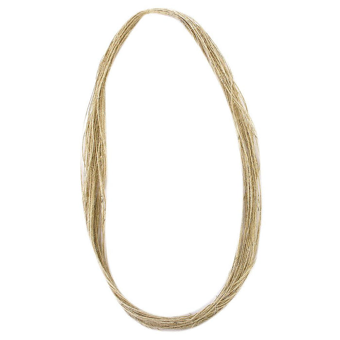 Crofta 1mm Natural Jute Burlap Ribbon Trim Twine String Rustic Wedding Floral Scrapbooking