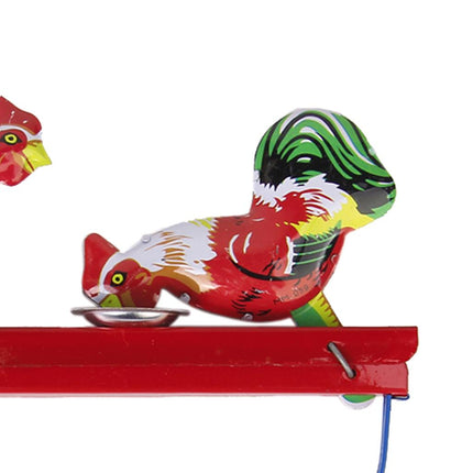 Crofta Vintage Pecking Chicks Tin Toy Collectible Gift