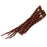 1 Pair 47 inch Round Shoe Laces Shoelaces Hiking Sports Sneakers Boots Strings Brown Dots Coffee