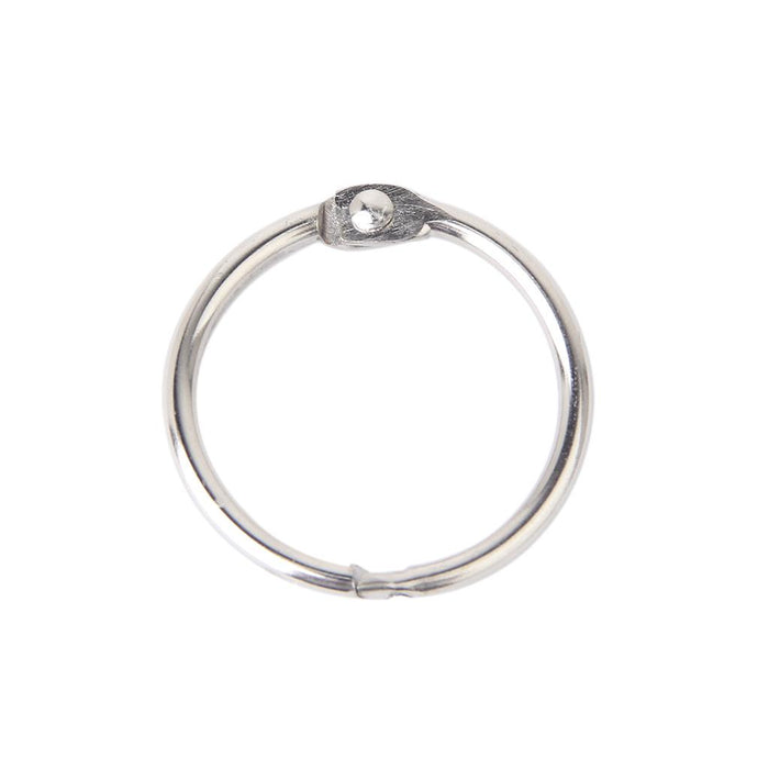 Crofta 10x Hinged Rings for Scrapbooks Albums - 15mm