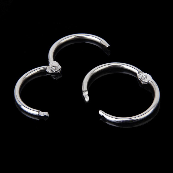 Crofta 10x Hinged Rings for Scrapbooks Albums - 20mm