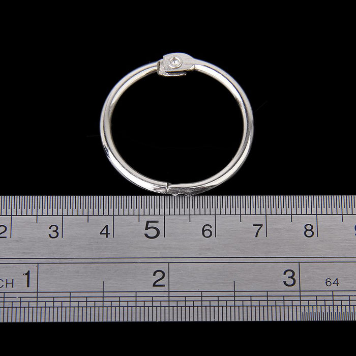 Crofta 10x Hinged Rings for Scrapbooks Albums - 20mm