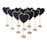 Crofta 1 Piece Wooden Heart-shaped Blackboard with Base