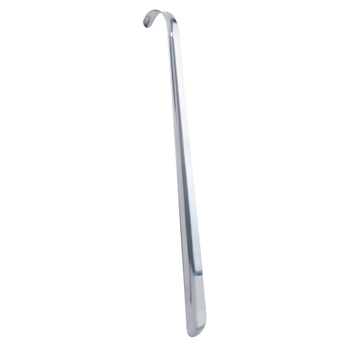 Crofta 16.5inch Long Handle Shoehorn Shoe Horn Lifter Stainless Steel Silver