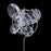 Crofta 1pc Butterfly Shape Crystal Place Card Holder Wedding Party Favor