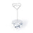 Crofta 10pcs Heart Shape Place Card Holder Wedding Party Favor