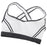 Crofta Women's Padded Racer Back Bra Top Yoga Fitness Sport Vest White L