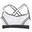 Crofta Women's Padded Racer Back Bra Top Yoga Fitness Sport Vest White L