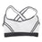 Crofta Women's Padded Racer Back Bra Top Yoga Fitness Sport Vest White L