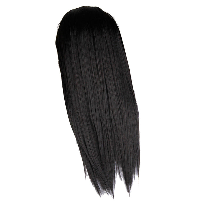 Crofta Women's Full Wigs Long Straight Wig - Black