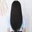 Crofta Women's Full Wigs Long Straight Wig - Black