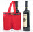 10 Christmas Holiday Santa Pants Double Wine Bottle Tote Gift Bag Candy Bag Size L