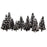 Crofta 16pcs Green Black 2.36 Inch - 4.72 Inch Scenery Landscape Model Trees