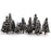 Crofta 16pcs Green Black 2.36 Inch - 4.72 Inch Scenery Landscape Model Trees