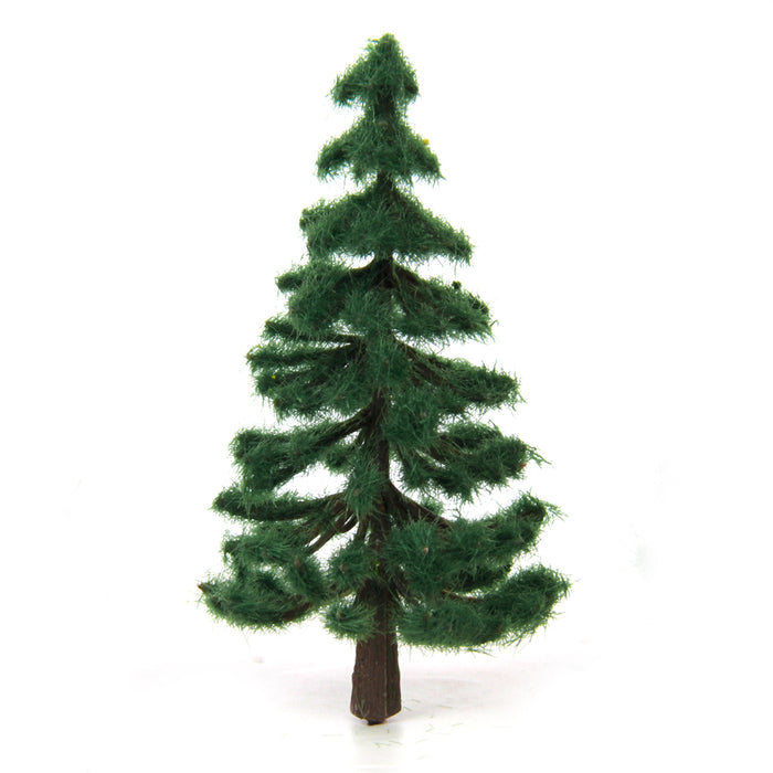 Crofta 16pcs 2.36 Inch - 4.72 Inch Scenery Landscape Model Trees - Dark Green