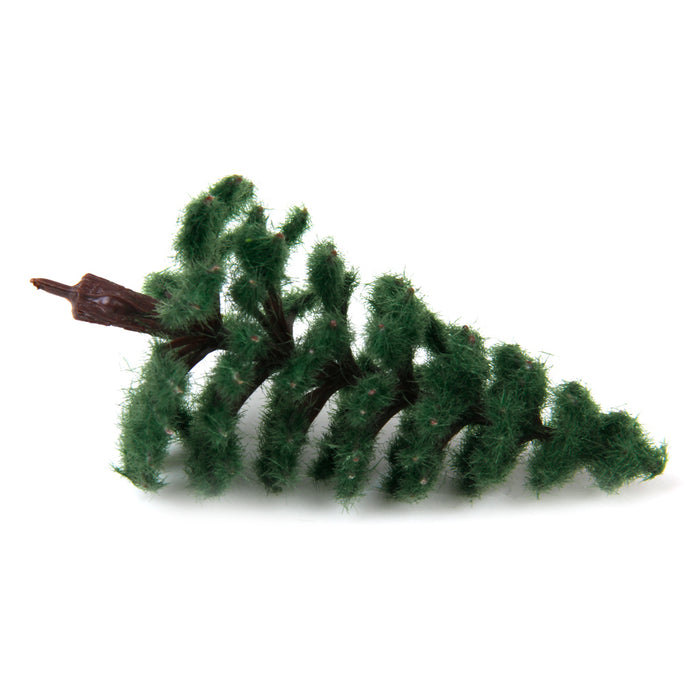 Crofta 16pcs 2.36 Inch - 4.72 Inch Scenery Landscape Model Trees - Dark Green