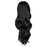 Crofta Women's Full Wigs Long Wavy Wig - Black