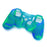 Crofta Silicone Protective Skin Case Cover for Sony PS2 PS3 Controller - Blue-Green