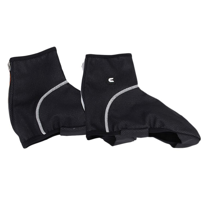 Crofta Footful Black Sport Cycling Road Mountain Bike Shoe Covers Warmers XL(45-46)